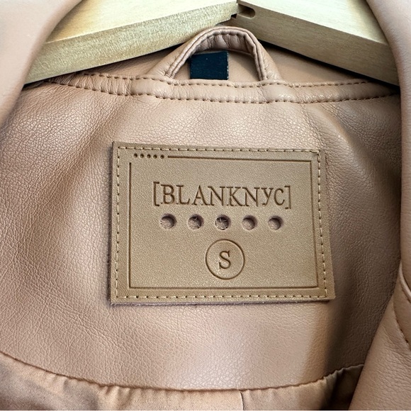 BLANK NYC Faux Leather Moto Jacket. Size: Small. Great condition - Picture 11 of 11